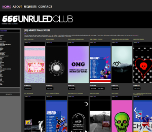 Image of S2UDIO client website for 666UNRULEDclub