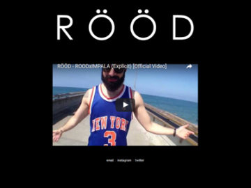 Image of S2UDIO client website for roodnewyork.com